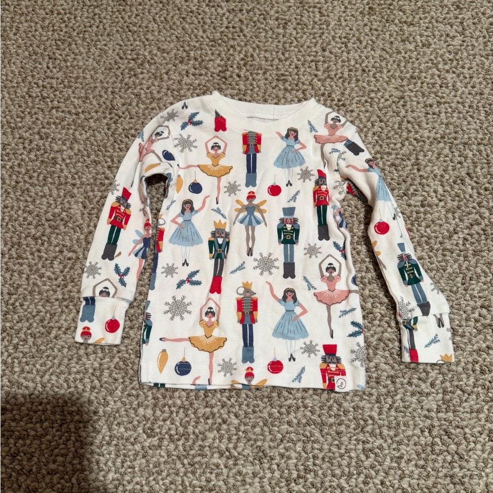 Carter's White Pajama Set with Nutcracker Print - Picture 2 of 5
